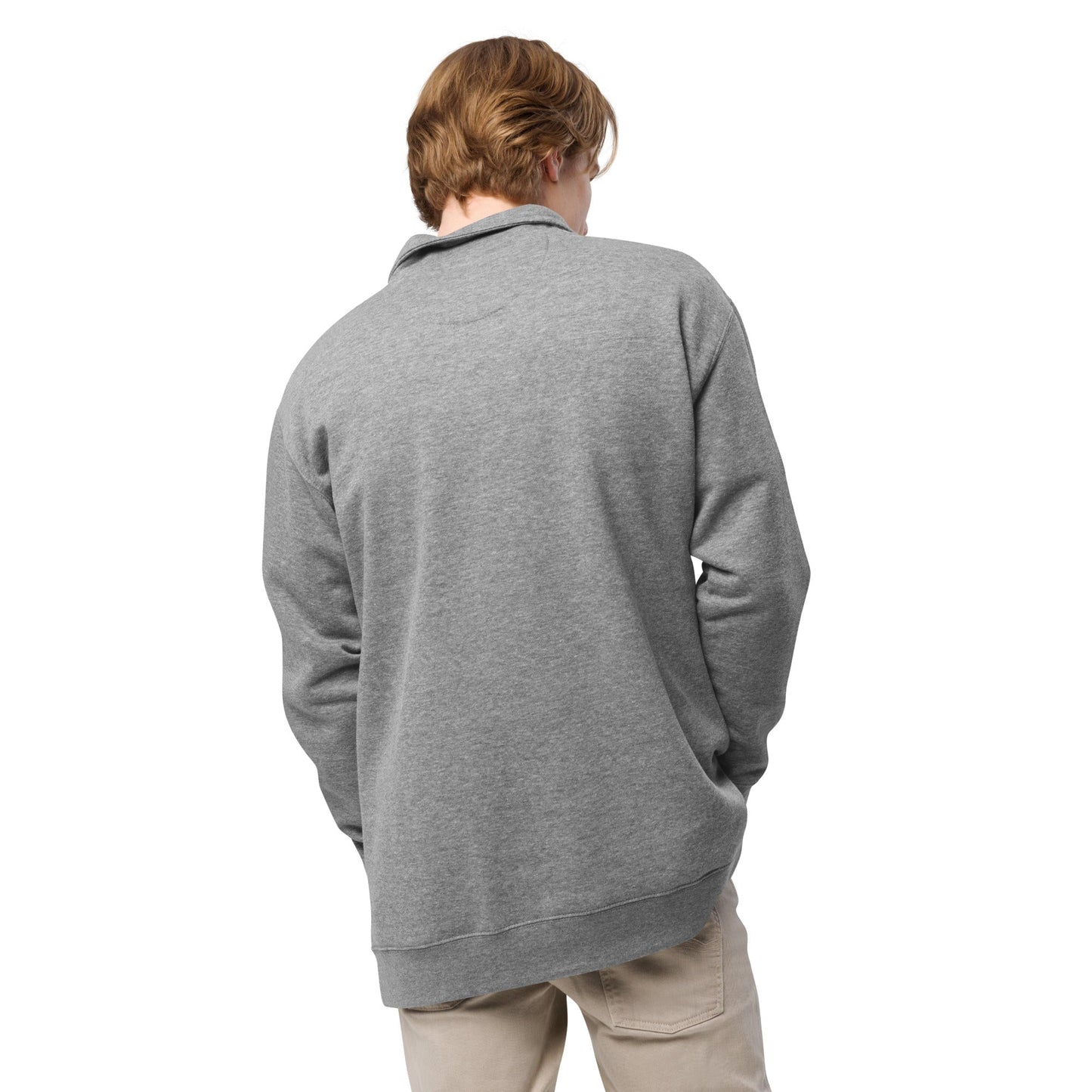 San Rocco Italia embroidered logo unisex fleece pullover - Premium - Shop now at San Rocco Italia
