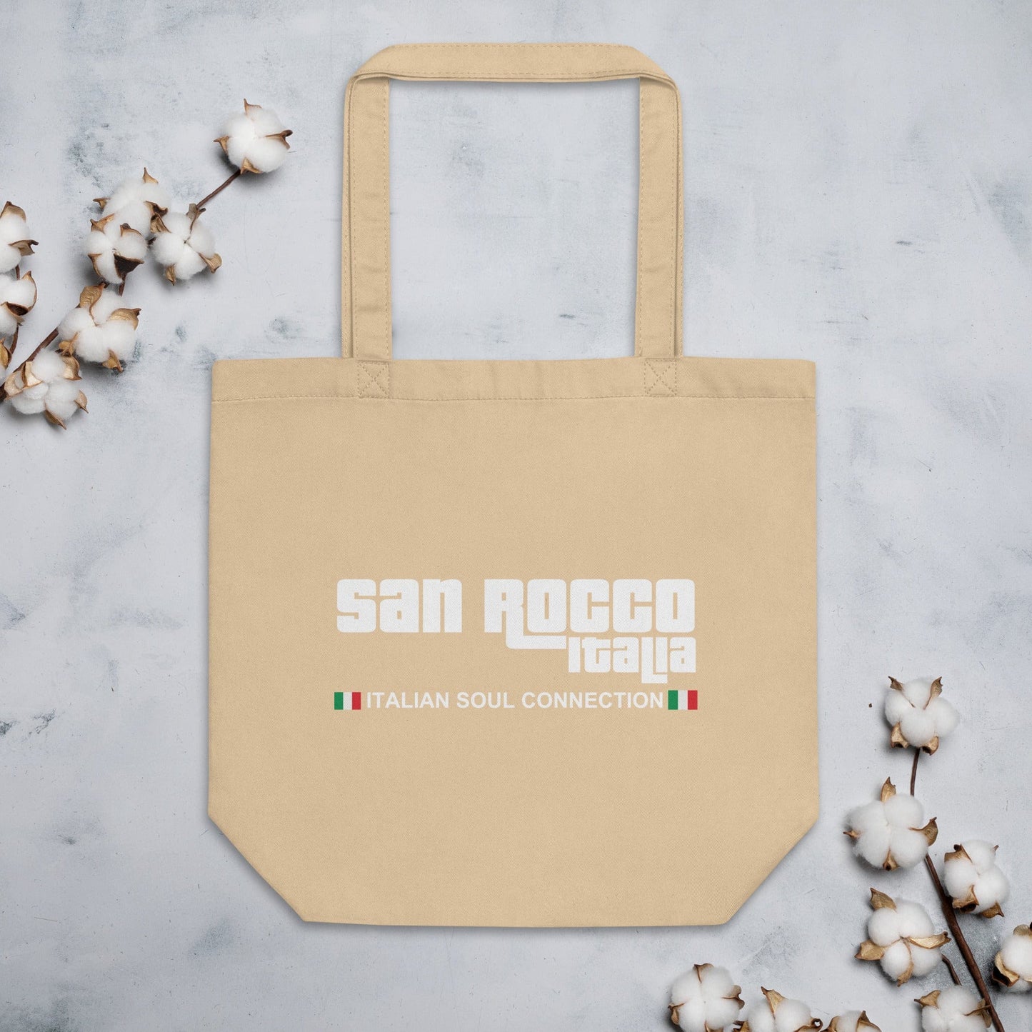 San Rocco Italia Soul Connection Eco Tote Bag - Made from 100% Organic Cotton San Rocco Italia