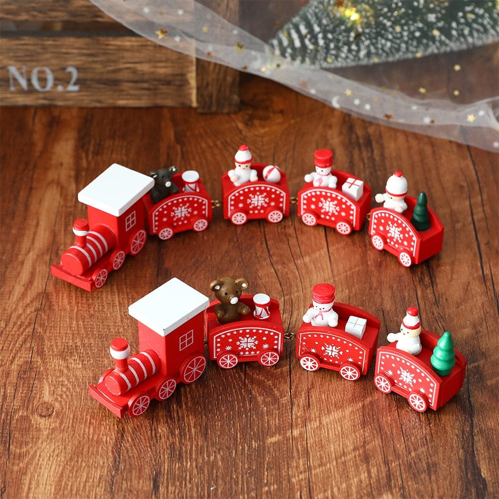 Wooden Train Christmas Decoration - Premium Seasonal & Holiday Decorations - Just €16.95! Shop now at San Rocco Italia