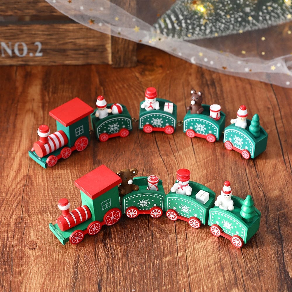 Wooden Train Christmas Decoration - Premium Seasonal & Holiday Decorations - Just €16.95! Shop now at San Rocco Italia
