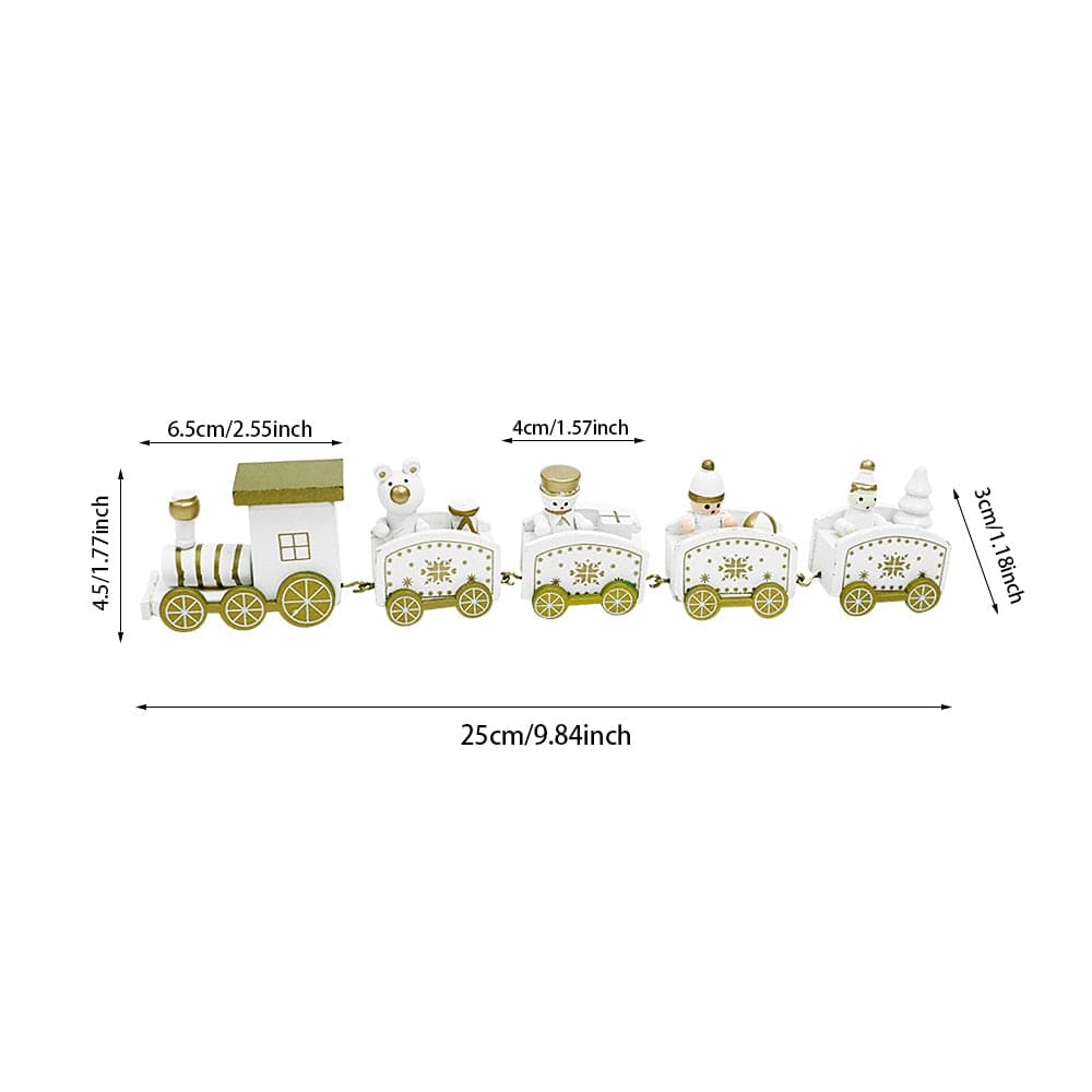 Wooden Train Christmas Decoration - Premium Seasonal & Holiday Decorations - Just €16.95! Shop now at San Rocco Italia