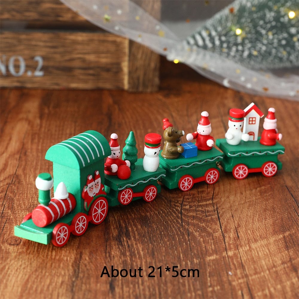 Wooden Train Christmas Decoration - Premium - Just €16.95! Shop now at San Rocco Italia