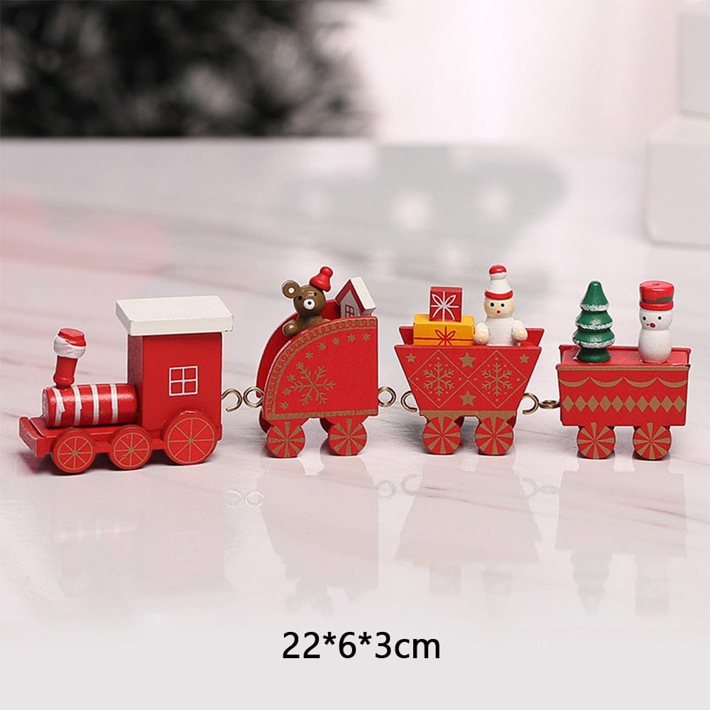 Wooden Train Christmas Decoration - Premium Seasonal & Holiday Decorations - Just €16.95! Shop now at San Rocco Italia