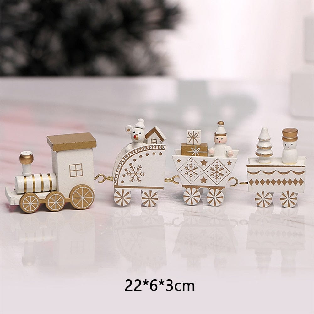Wooden Train Christmas Decoration - Premium Seasonal & Holiday Decorations - Just €16.95! Shop now at San Rocco Italia