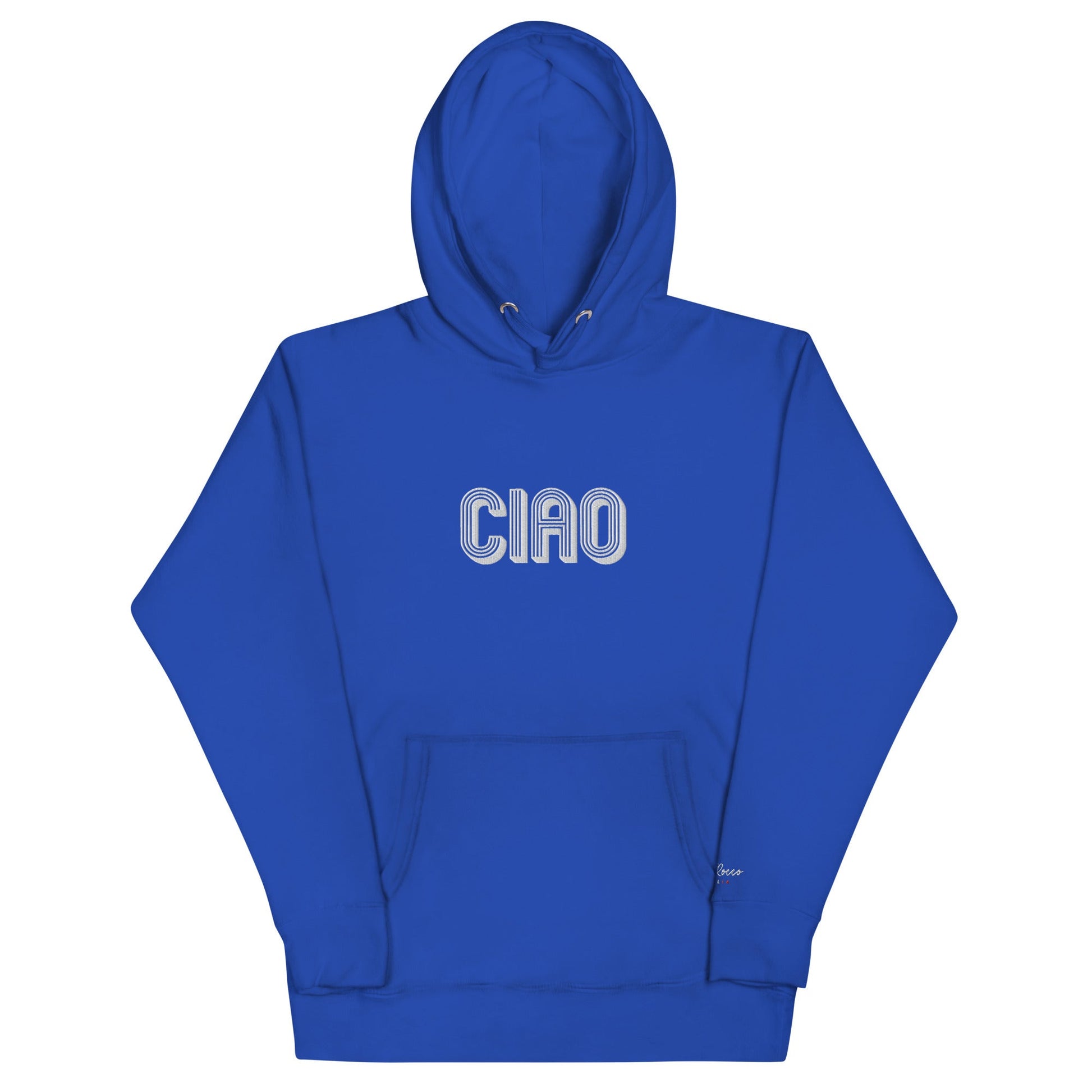 Sweatshirts & Hoodies Team Royal / S Unisex Embroidered Ciao Hoodie San Rocco Italia