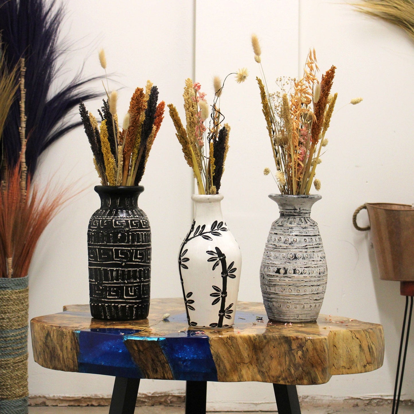 Swirls Lombok Ceramic Vase - Premium - Shop now at San Rocco Italia