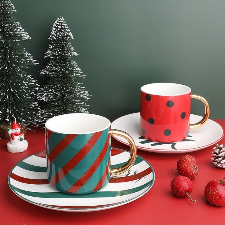Ceramic Christmas Tableware - Plates, Coffee Mugs, and Bowls - Premium Tableware - Just €24.95! Shop now at San Rocco Italia
