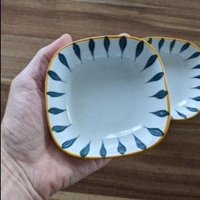 Japanese-Style Square Aperitivo/Snack Bowls with Wooden Tray - Tableware - San Rocco Italia