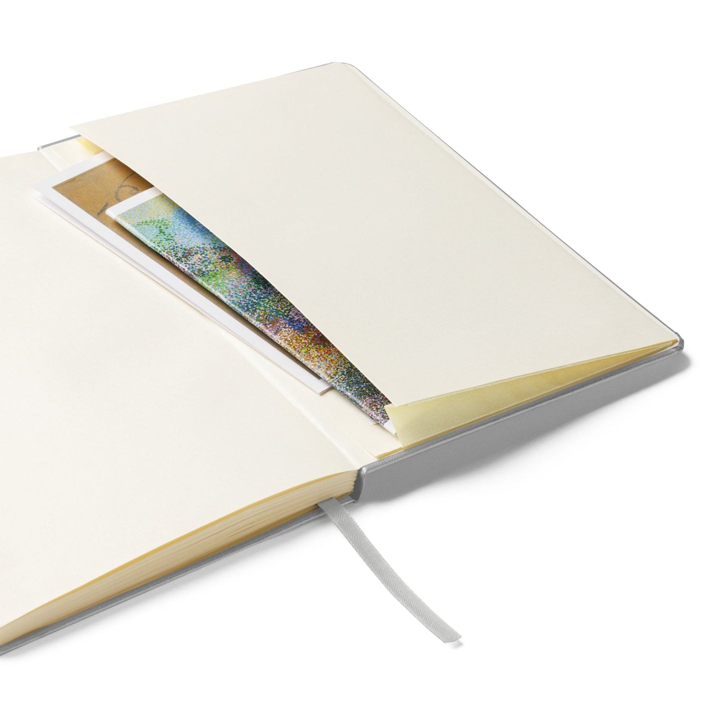 Write to the End Woman and French Poodle Hardcover Bound Notebook - - San Rocco Italia