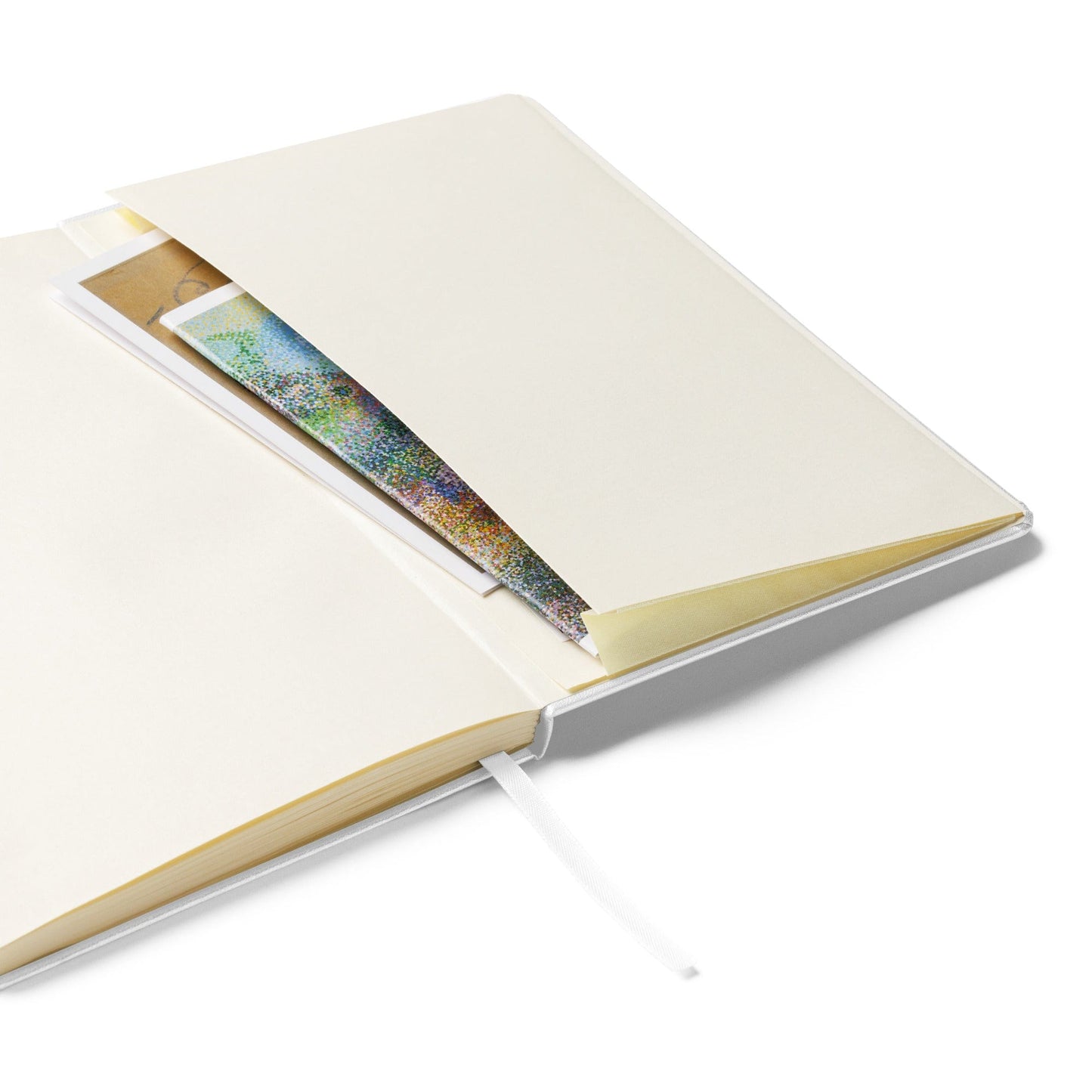 Write to the End Woman and French Poodle Hardcover Bound Notebook - - San Rocco Italia