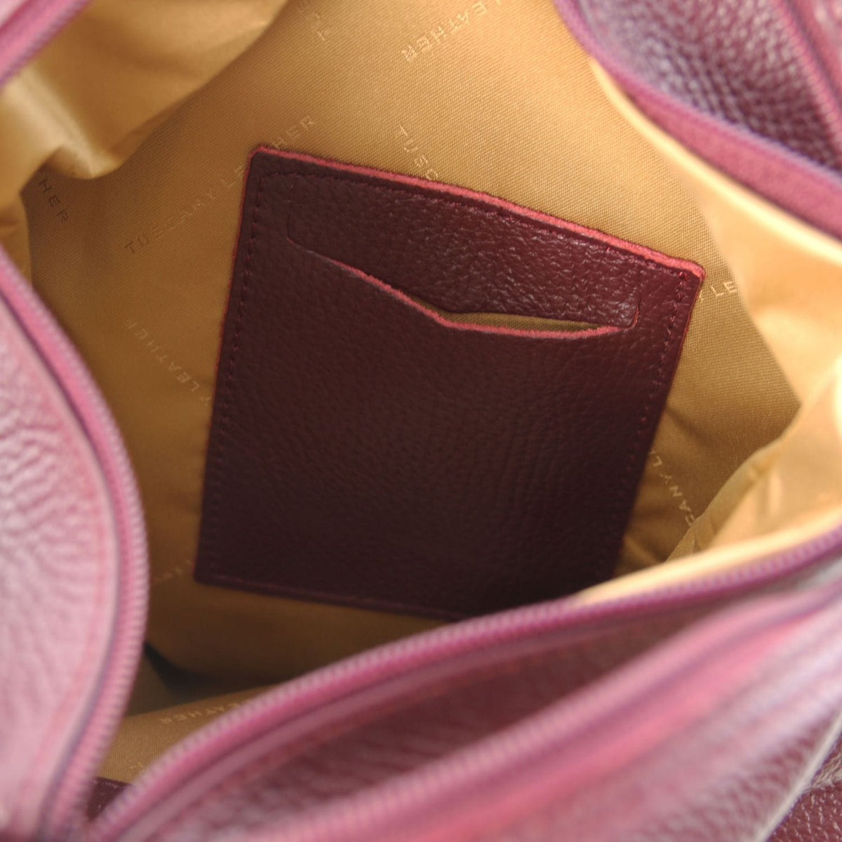 Leather Backpacks Shanghai - Italian leather backpack - pebbled leather | TL141881 San Rocco Italia