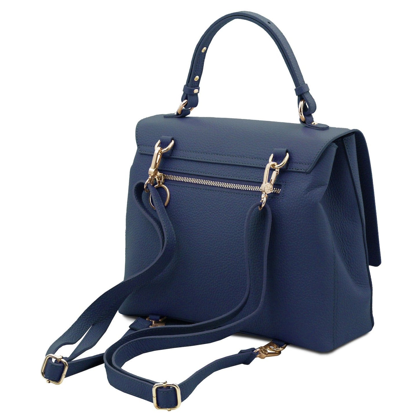 Silene - Leather 3-in-1 convertible backpack / shoulder bag / handbag | TL142152 - Premium Leather handbags - Shop now at San Rocco Italia