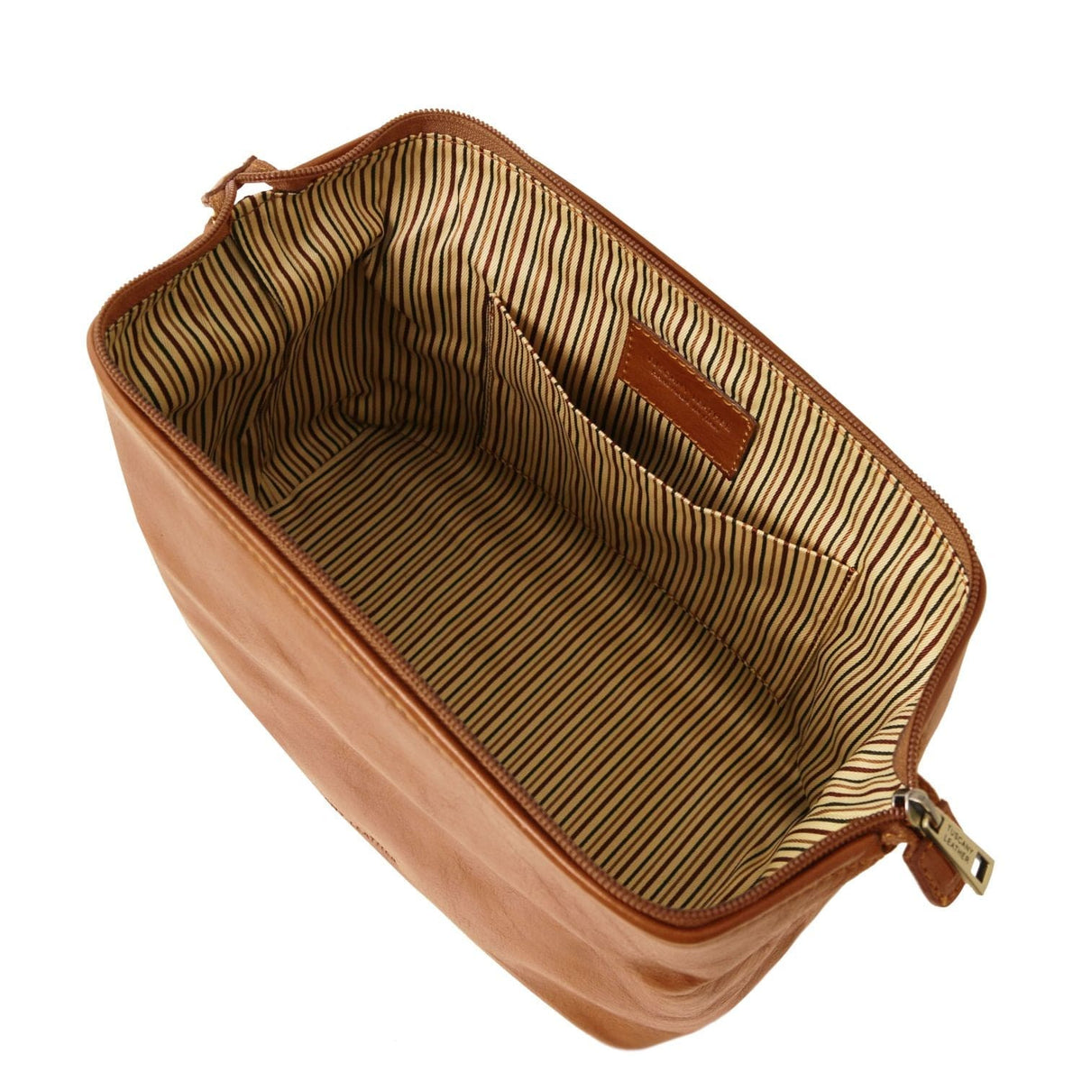 Travel leather accessories Smarty - Matte leather toiletry bag - Large size | TL141219 San Rocco Italia