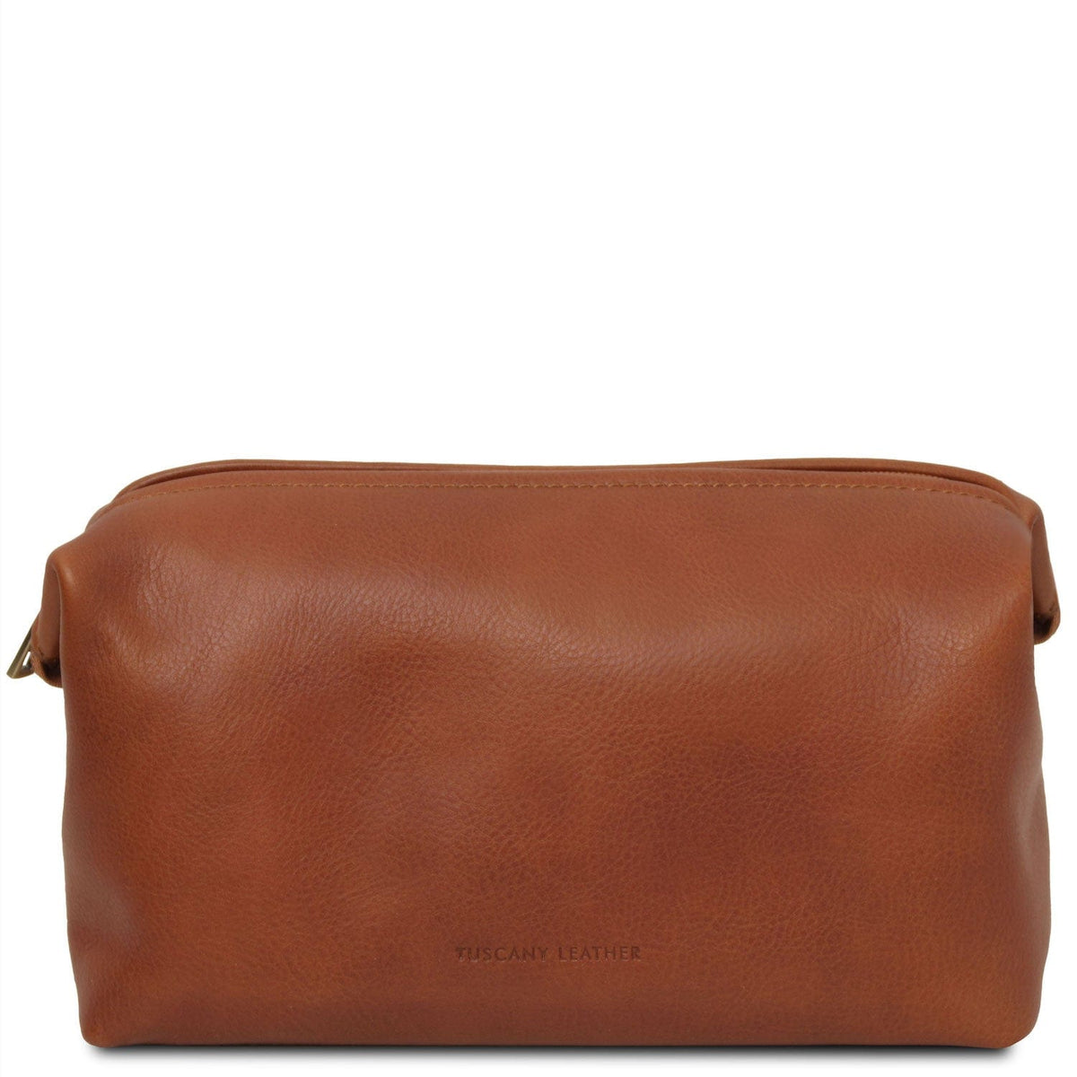 Travel leather accessories Natural Smarty - Matte leather toiletry bag - Large size | TL141219 San Rocco Italia