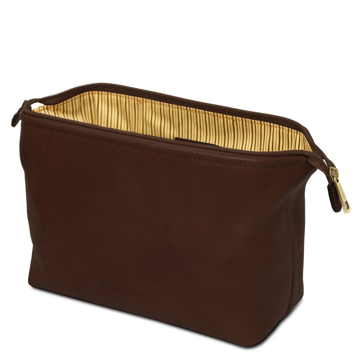 Travel leather accessories Smarty - Matte leather toiletry bag - Large size | TL141219 San Rocco Italia