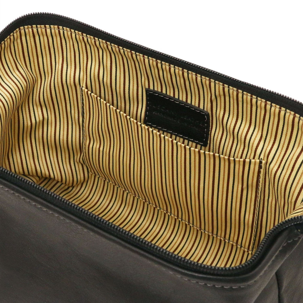 Travel leather accessories Smarty - Matte leather toiletry bag - Large size | TL141219 San Rocco Italia