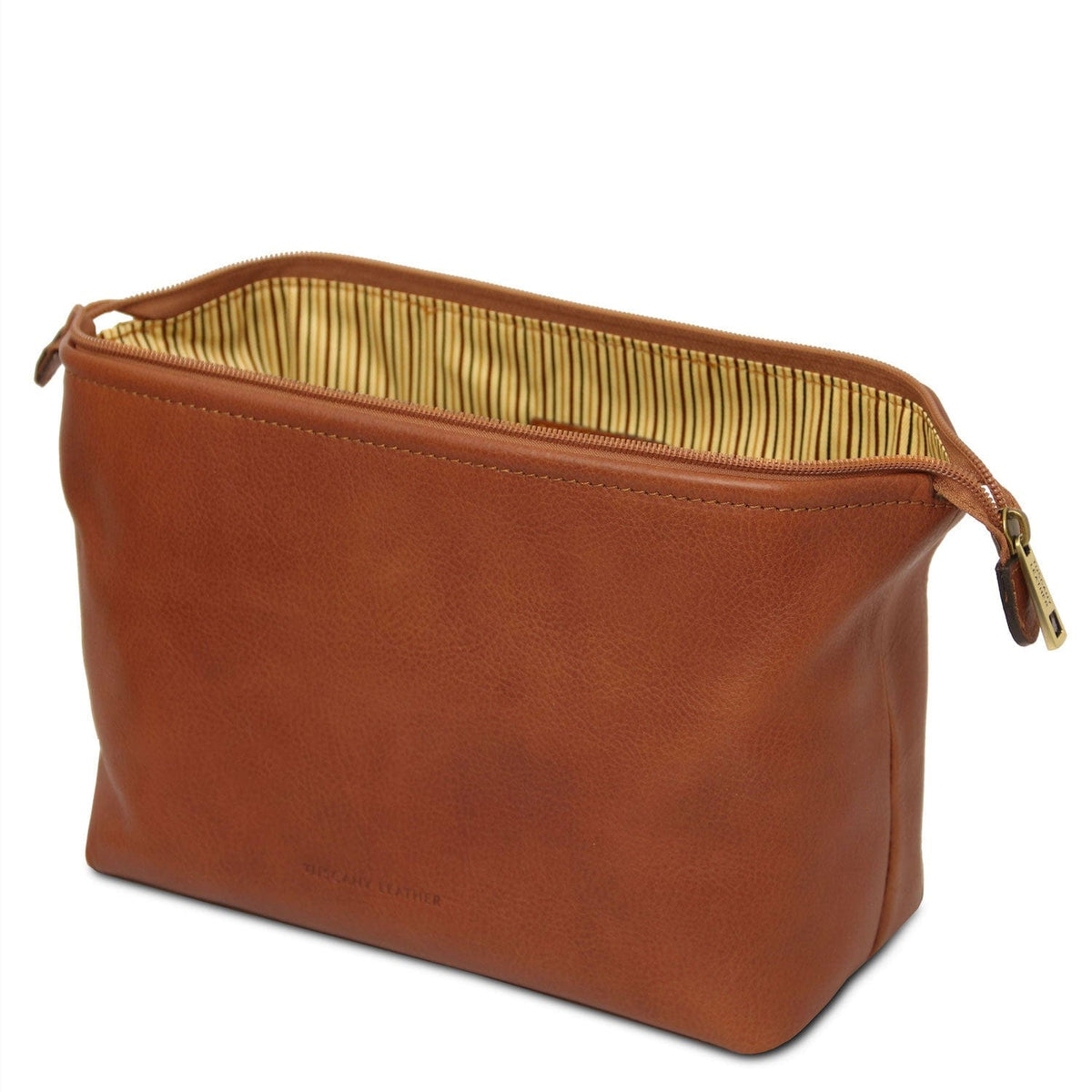 Travel leather accessories Smarty - Matte leather toiletry bag - Large size | TL141219 San Rocco Italia