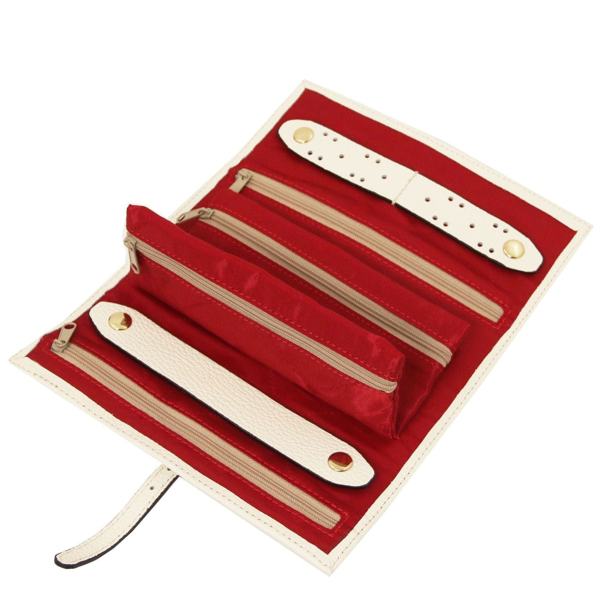 Soft leather jewellery case | TL142193 - Premium Leather accessories for women - Shop now at San Rocco Italia