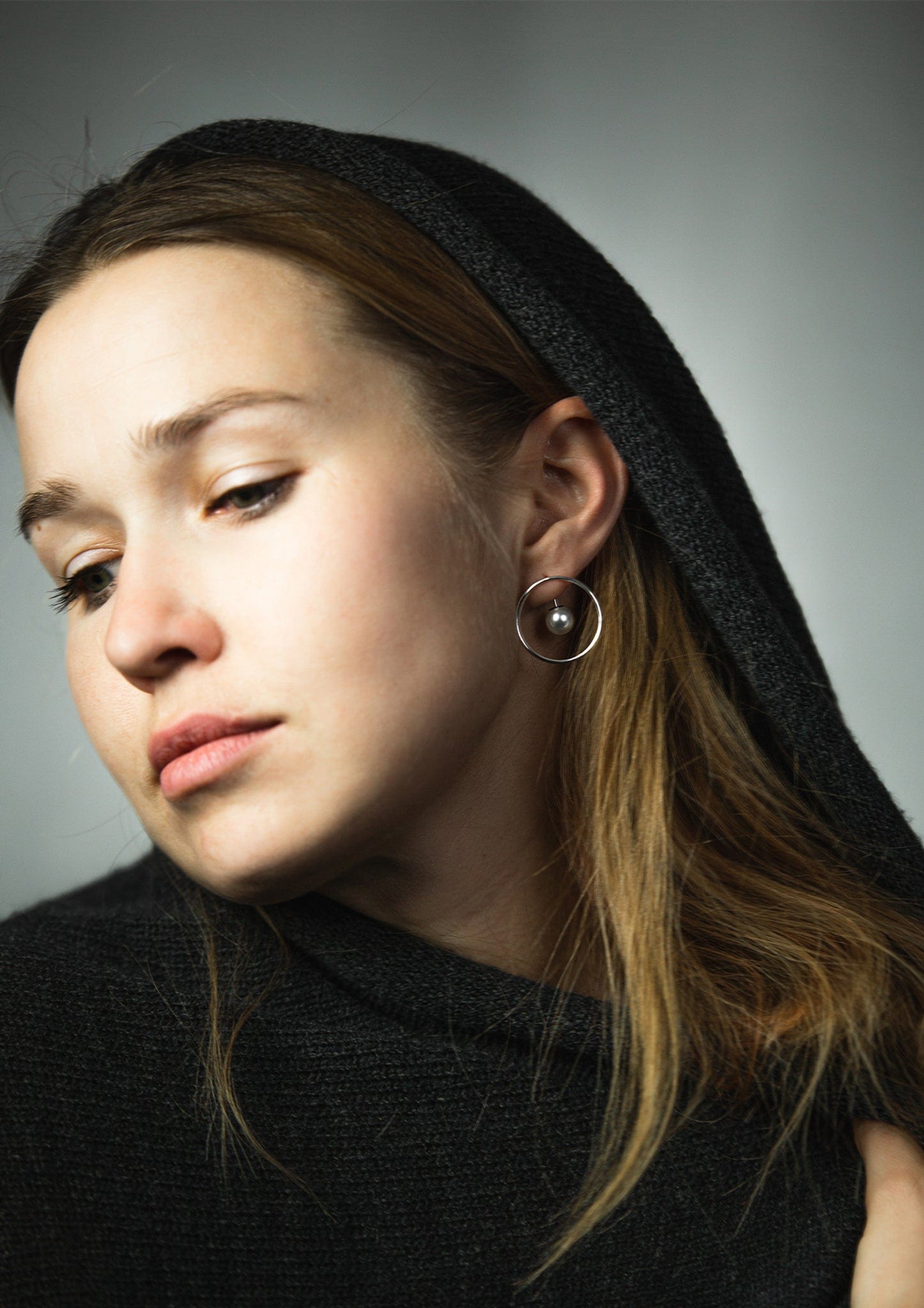 Earrings Spot Sterling Silver and Pearl Earrings San Rocco Italia