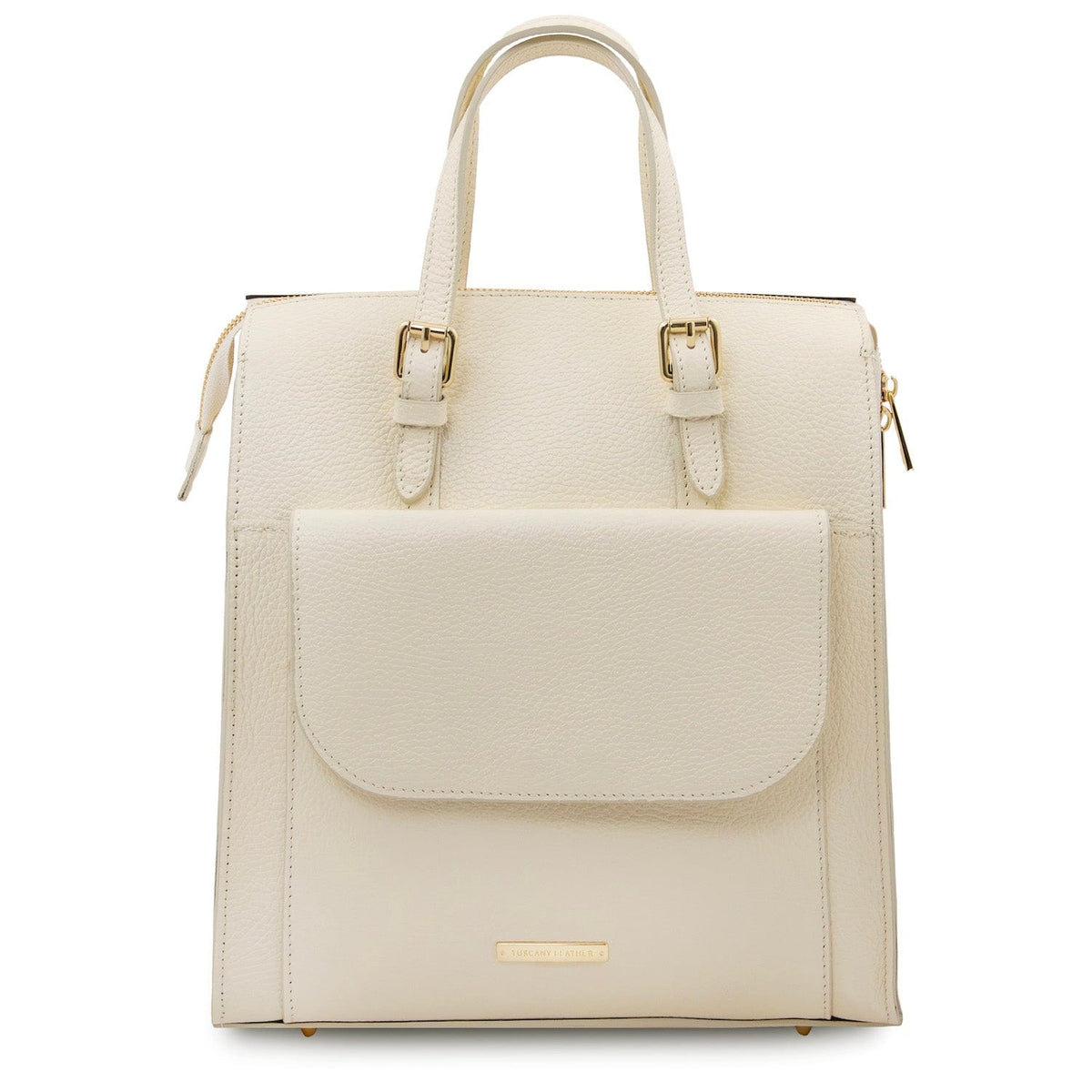 Lederrucksäcke für Damen Beige TL Bag - Italian Leather Convertible Backpack | TL142211 San Rocco Italia