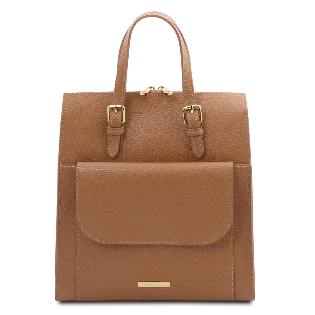 Lederrucksäcke für Damen Caramel TL Bag - Italian Leather Convertible Backpack | TL142211 San Rocco Italia