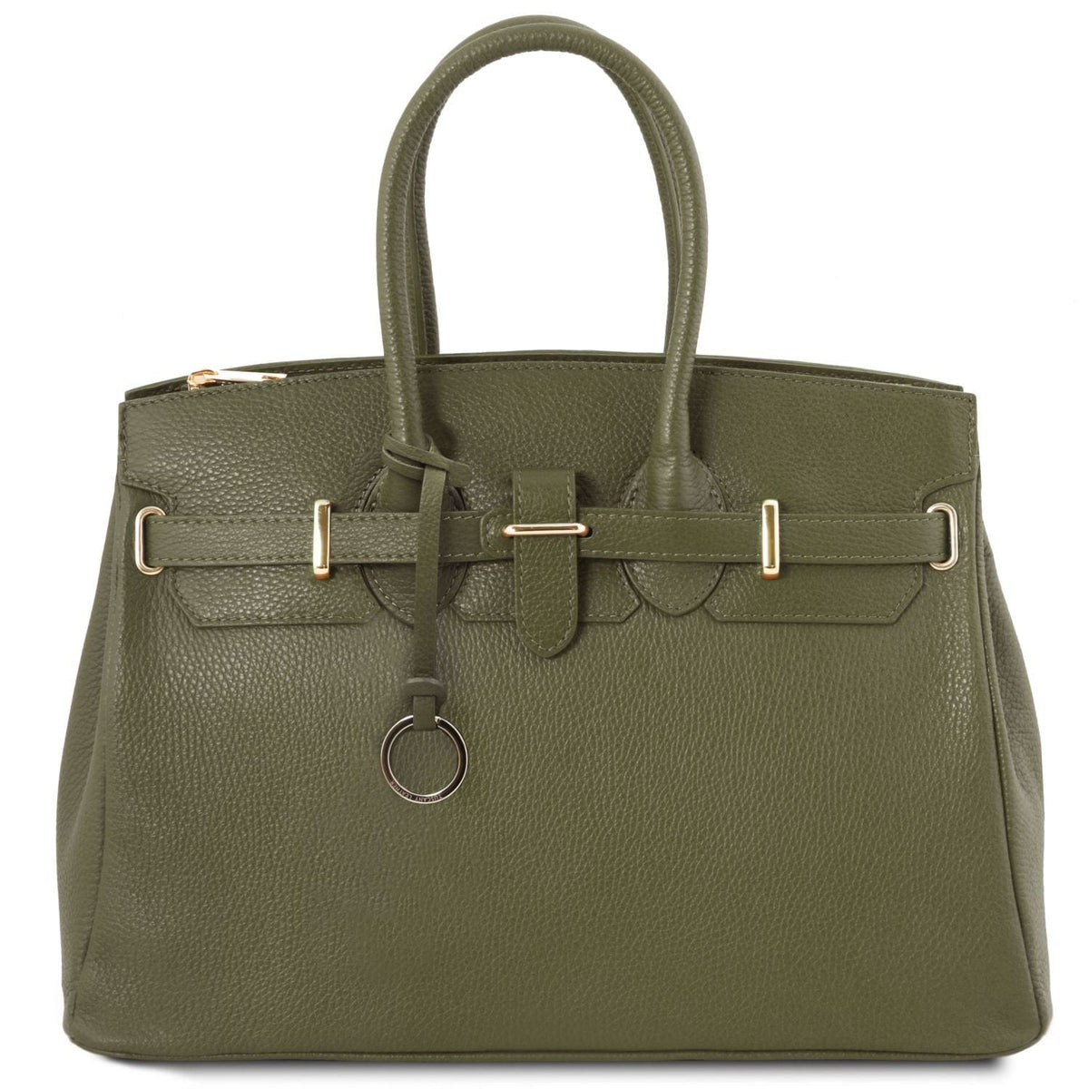 TL Bag - Leather handbag with golden hardware | TL141529 - Premium Leather handbags - Shop now at San Rocco Italia