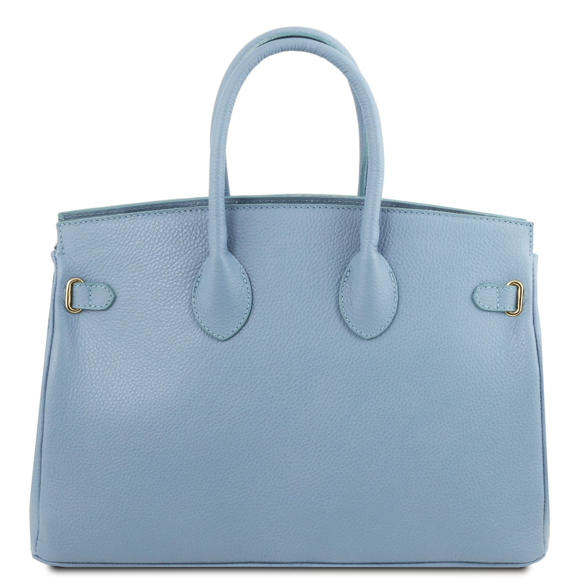 TL Bag - Leather handbag with golden hardware