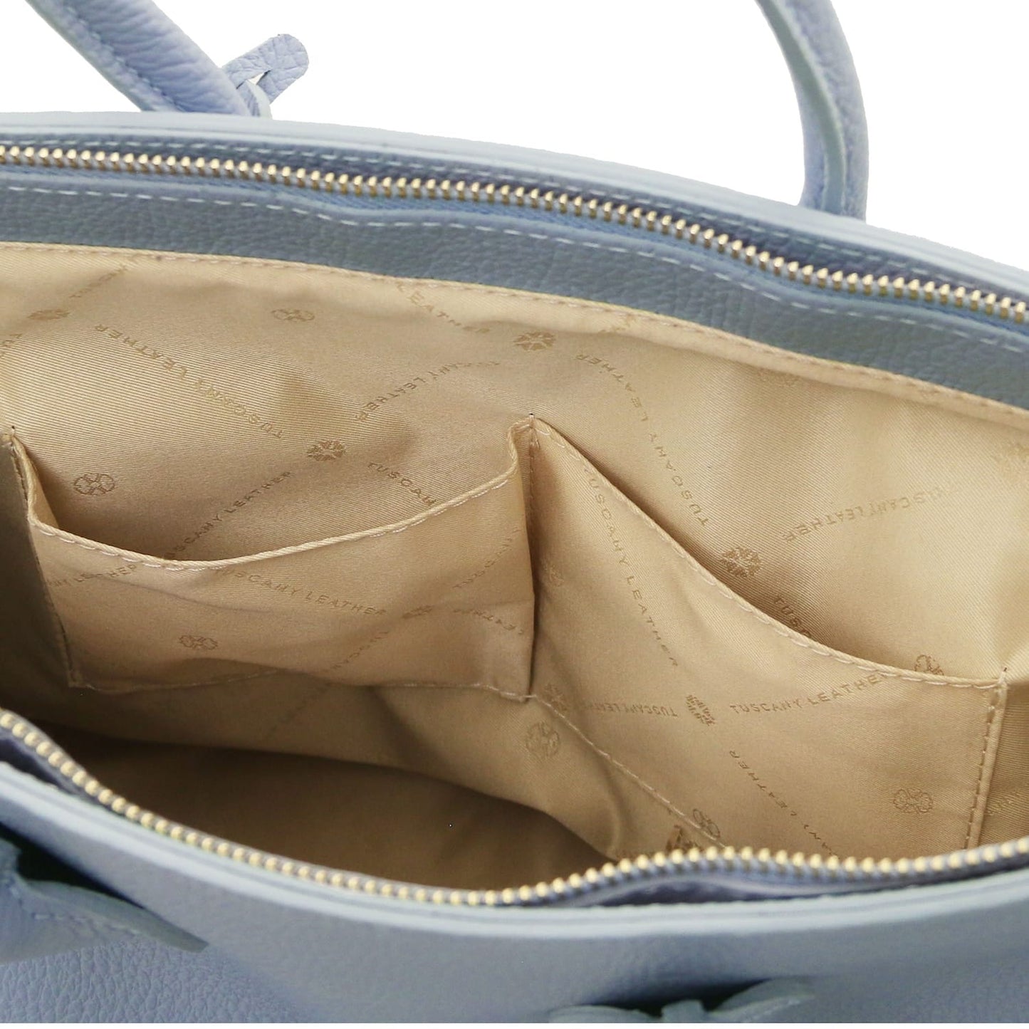 TL Bag - Leather handbag with golden hardware | TL141529