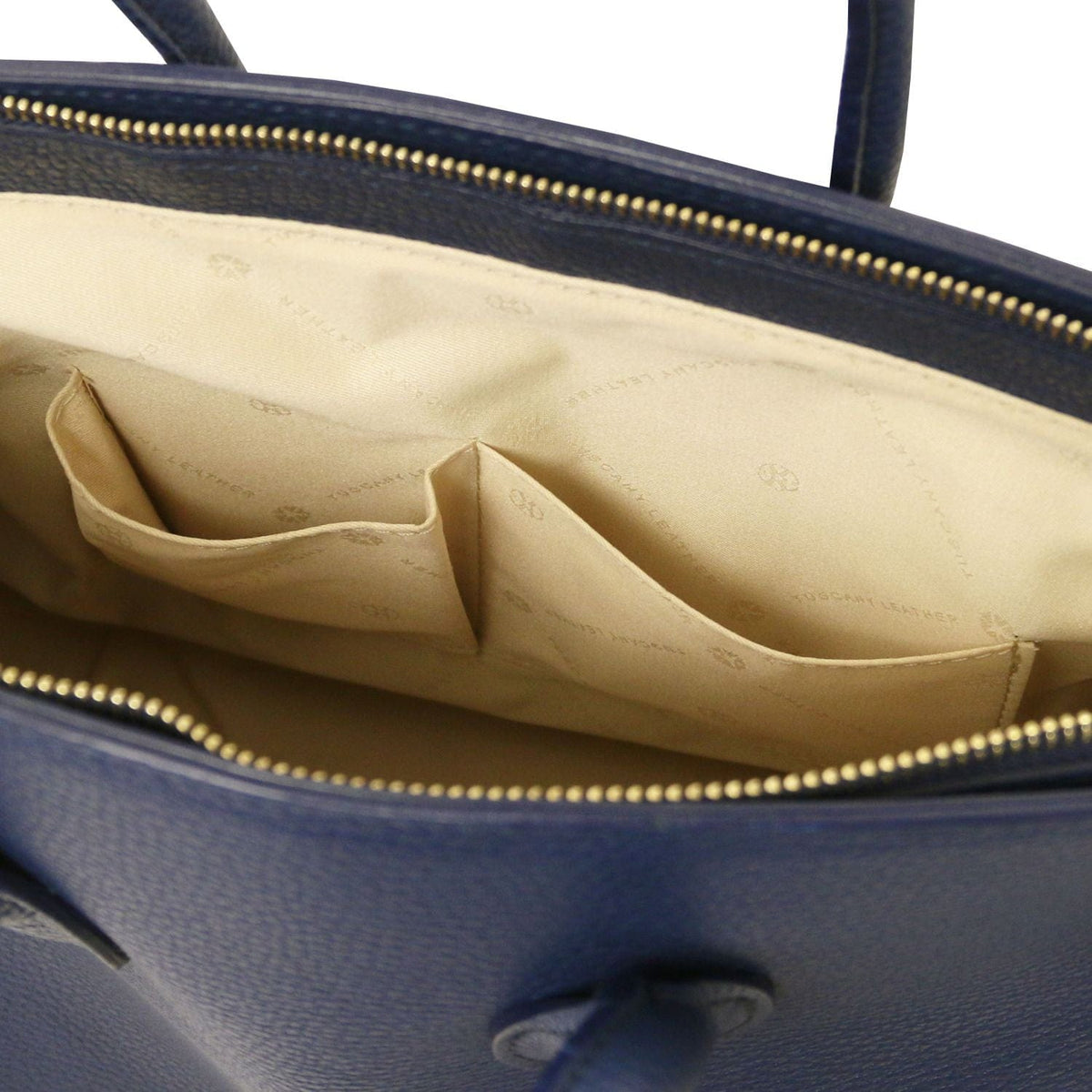 Leather handbags TL Bag - Leather handbag with golden hardware | TL141529 San Rocco Italia
