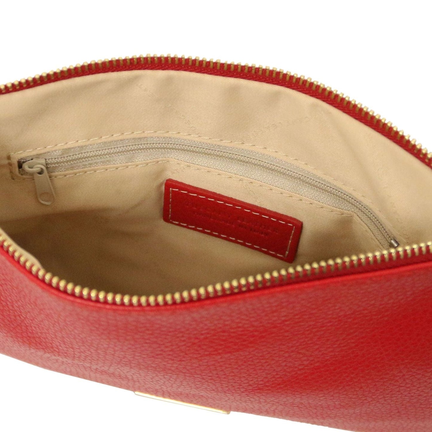 Leather handbags TL Bag - Soft Italian leather pouch clutch | TL142029 San Rocco Italia