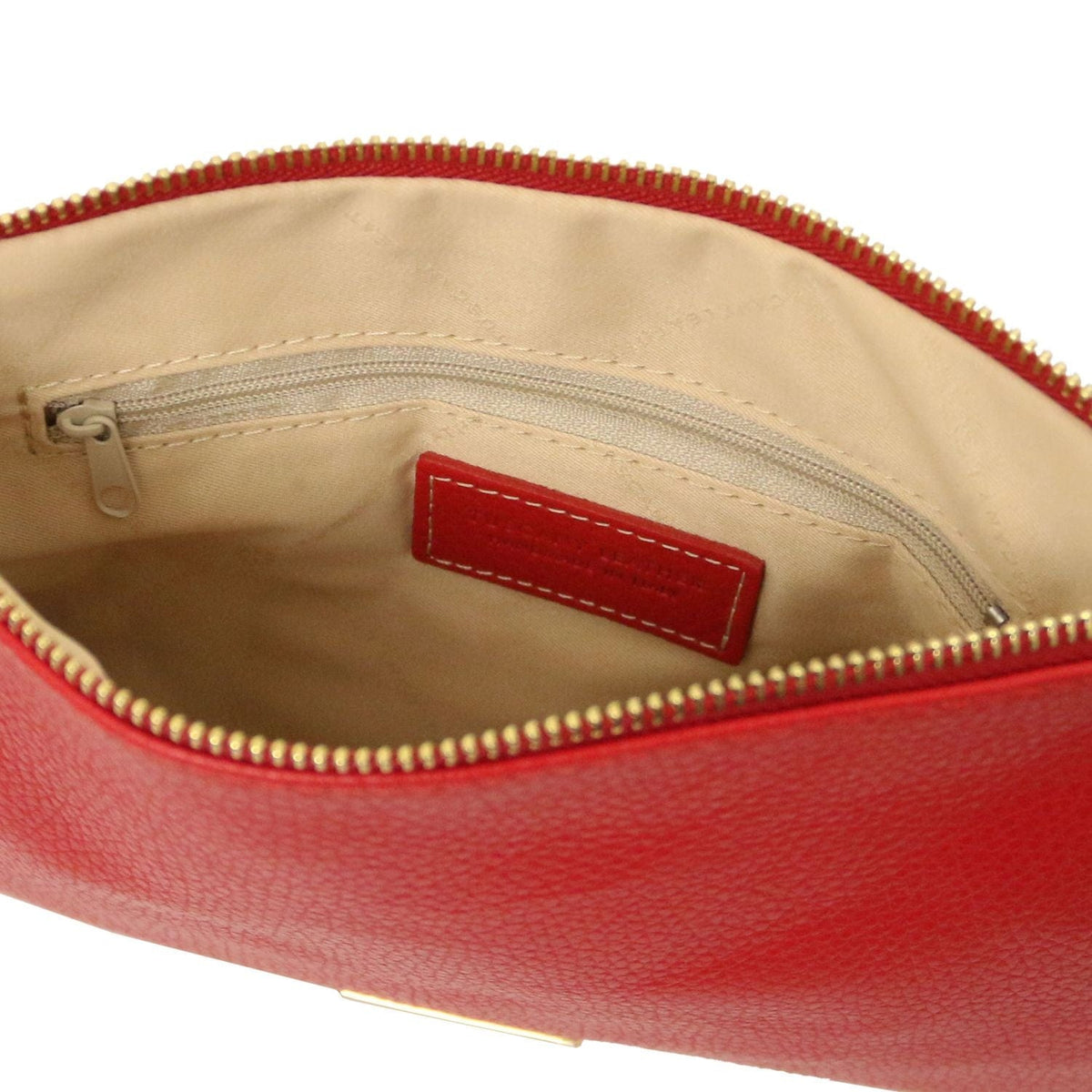 Leather handbags TL Bag - Soft Italian leather pouch clutch | TL142029 San Rocco Italia
