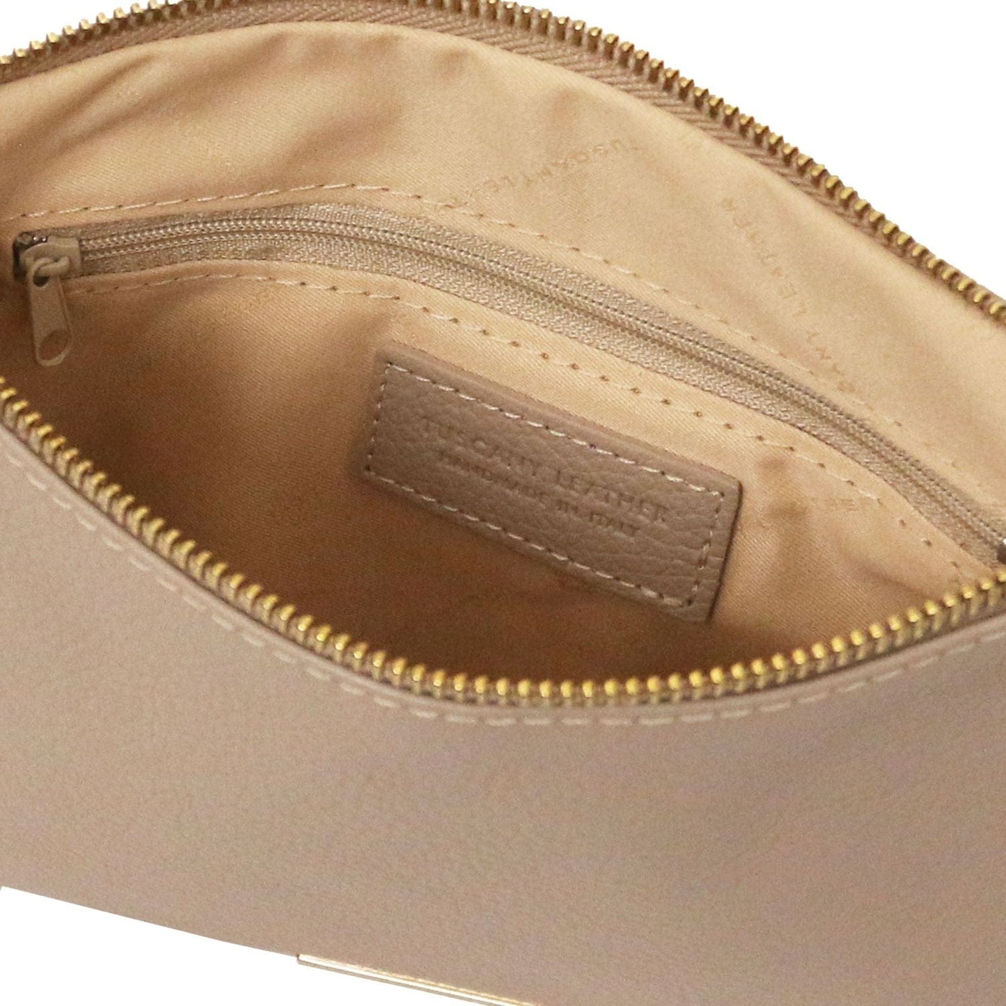 Leather handbags TL Bag - Soft Italian leather pouch clutch | TL142029 San Rocco Italia