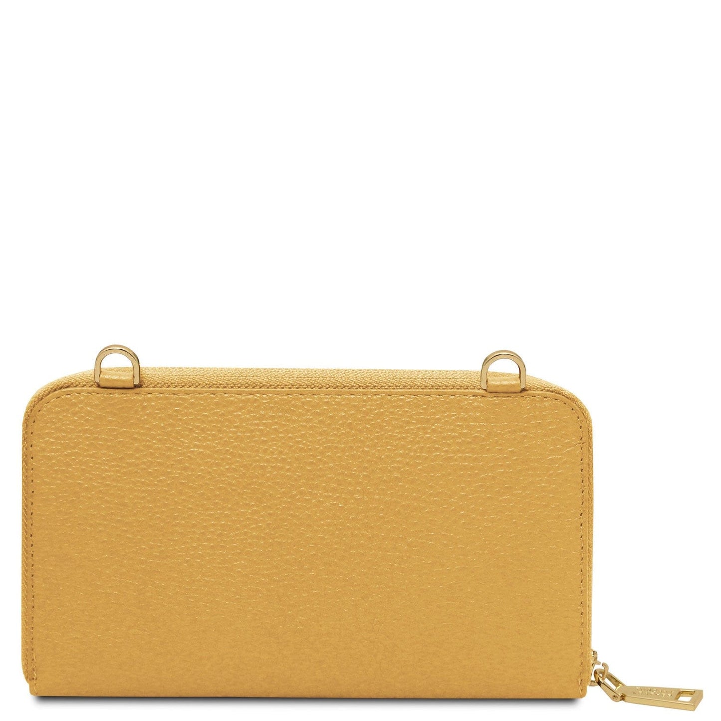 Urania - Leather phone wallet with strap | TL142433 - Premium Leather shoulder bags - Shop now at San Rocco Italia