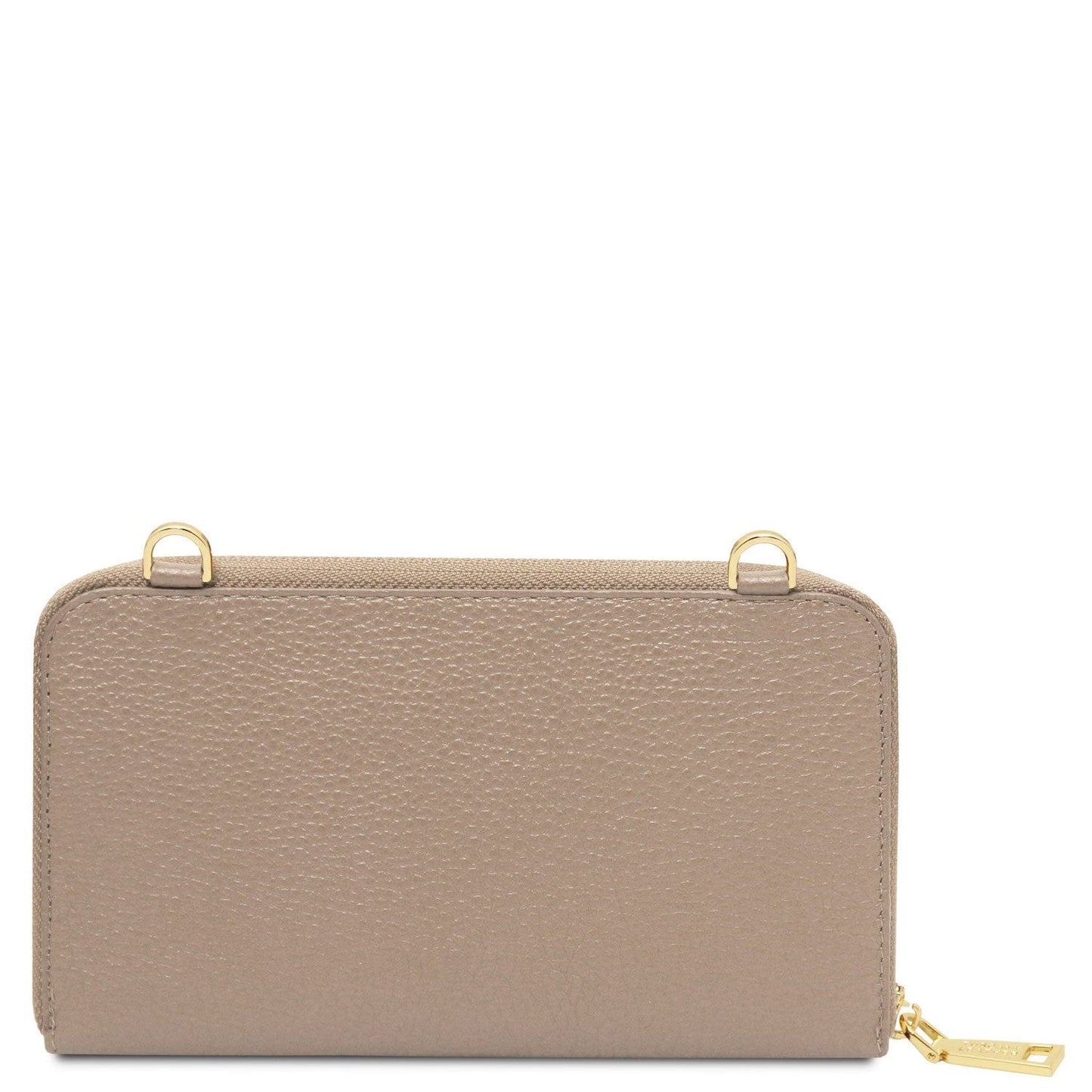 Urania - Leather phone wallet with strap | TL142433 - Premium Leather shoulder bags - Shop now at San Rocco Italia