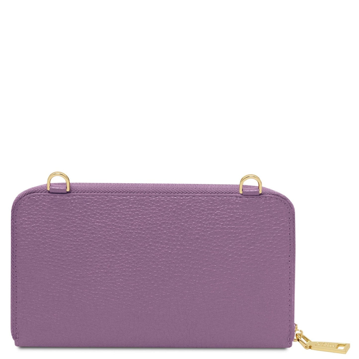 Urania - Leather phone wallet with strap | TL142433 - Premium Leather shoulder bags - Shop now at San Rocco Italia