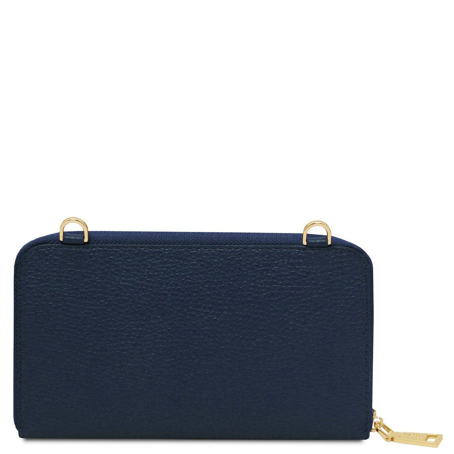 Urania - Leather phone wallet with strap | TL142433 - Premium Leather shoulder bags - Shop now at San Rocco Italia
