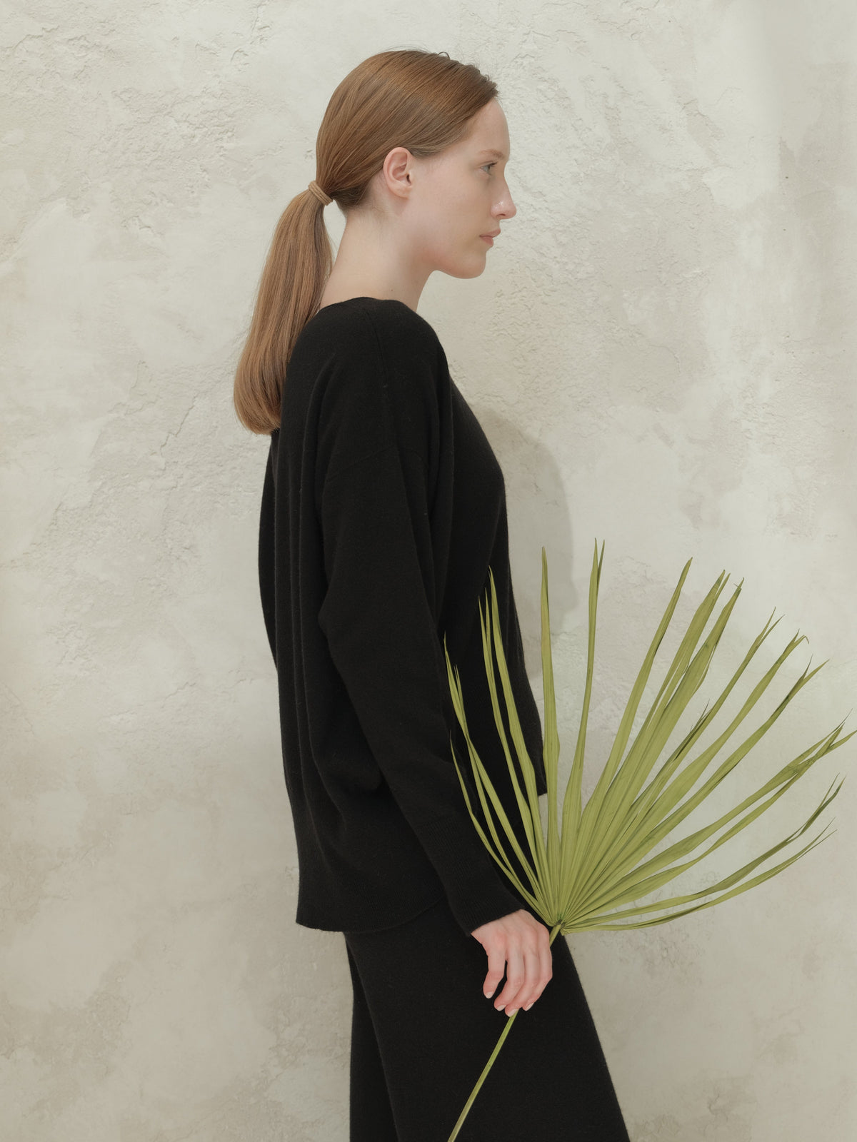 Knitwear Wool & Cashmere Mix Maxi V-Neck Sweater San Rocco Italia