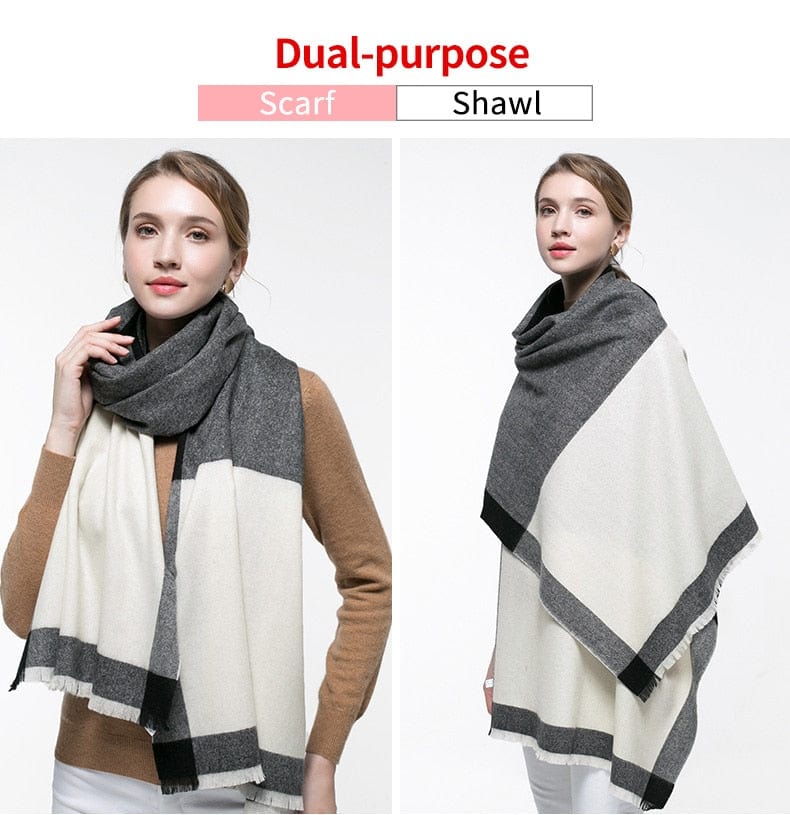 100% Cashmere Shawl and Wrap | 200x60cm - - San Rocco Italia