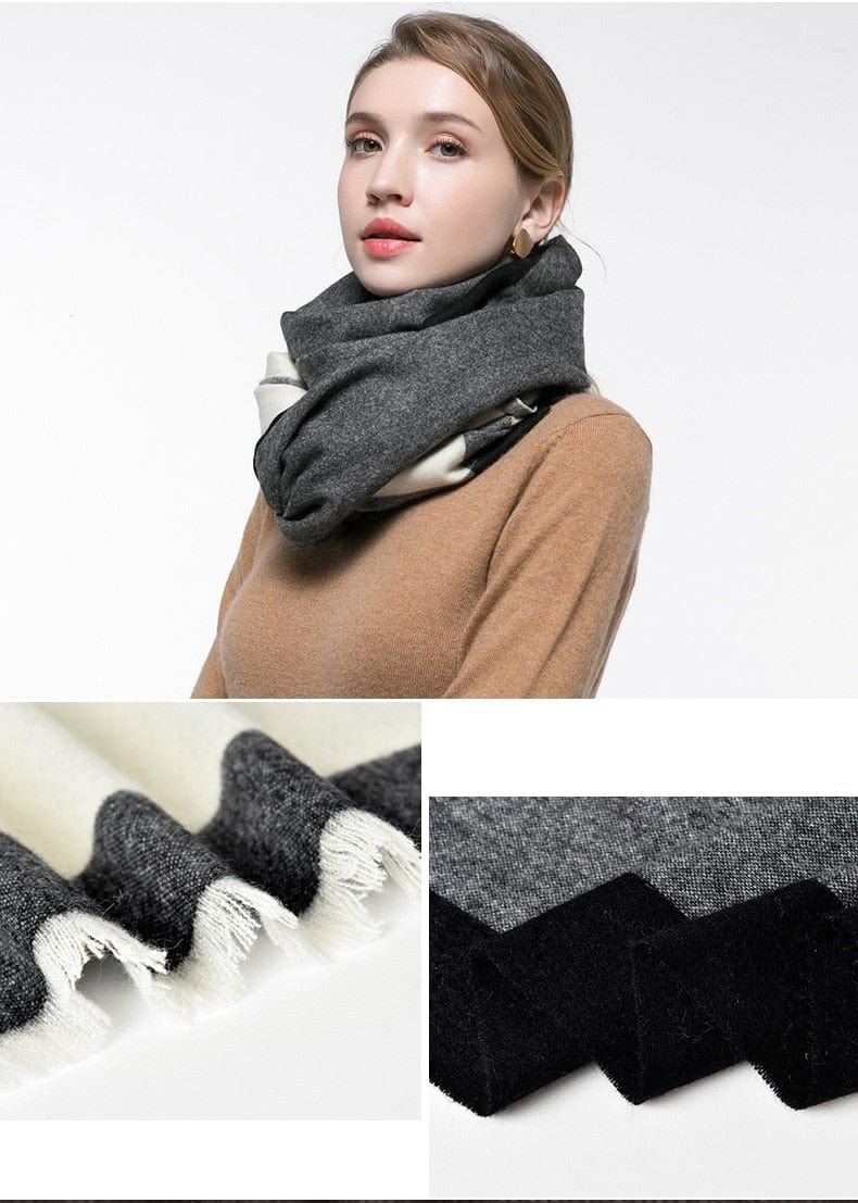 100% Cashmere Shawl and Wrap | 200x60cm - - San Rocco Italia