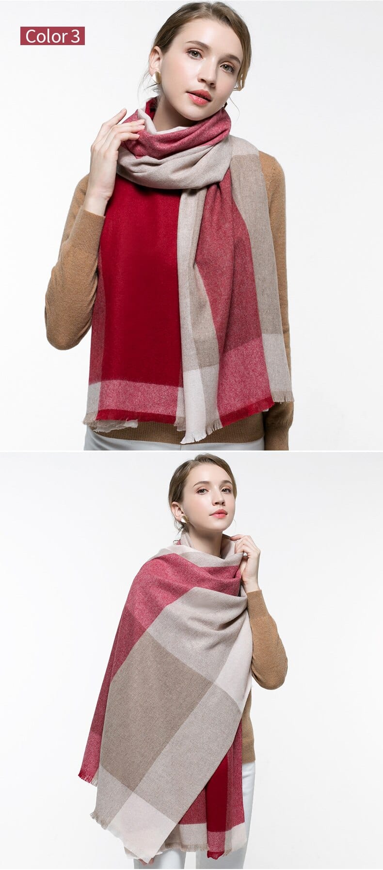 100% Cashmere Travel Wrap | 200x60 cm - Premium - Just €235! Shop now at San Rocco Italia