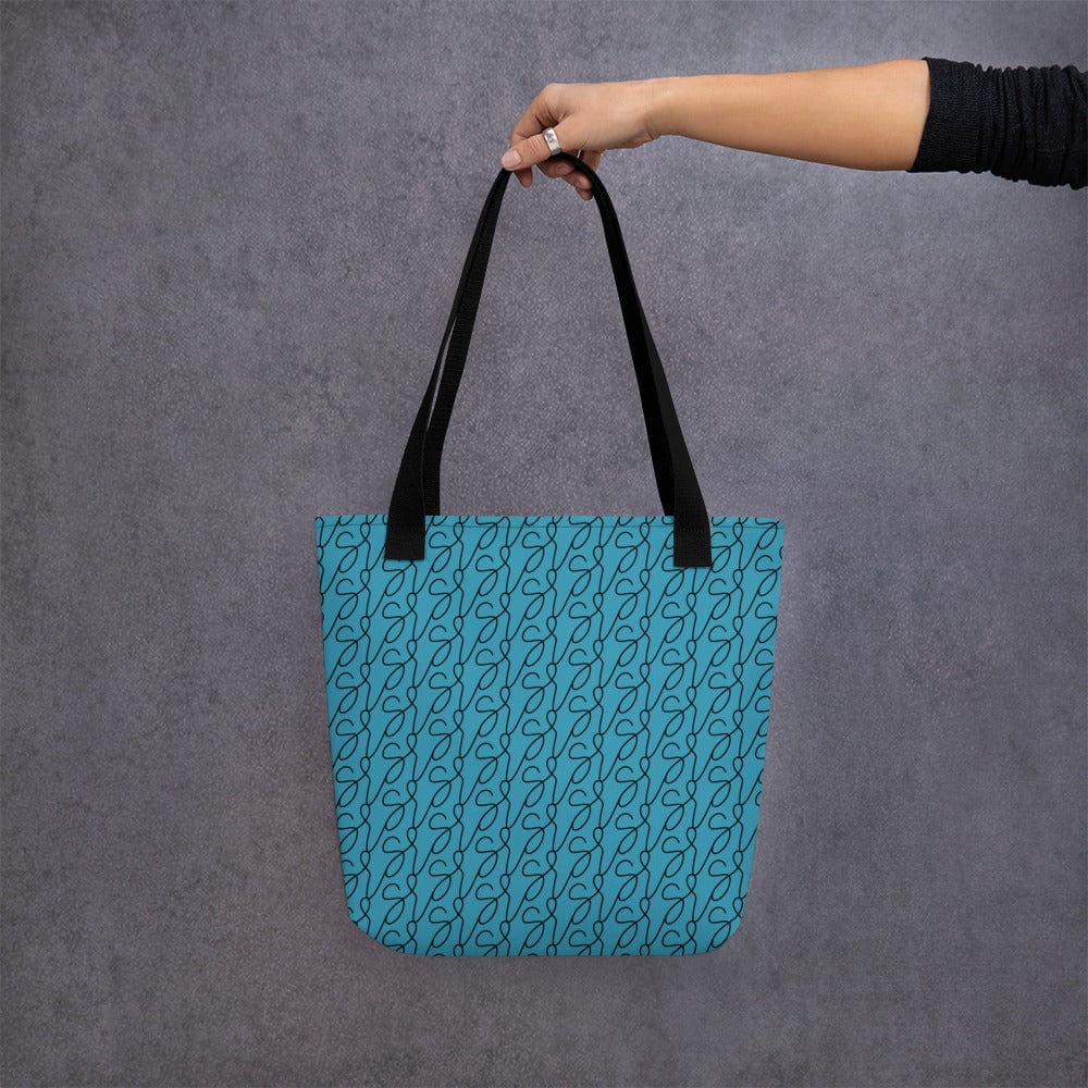 Teal tote clearance bag