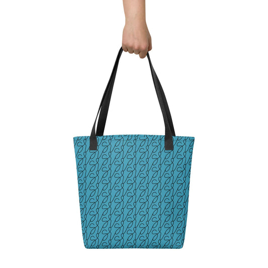 Accessories Teal Logo Tote Bag San Rocco Italia