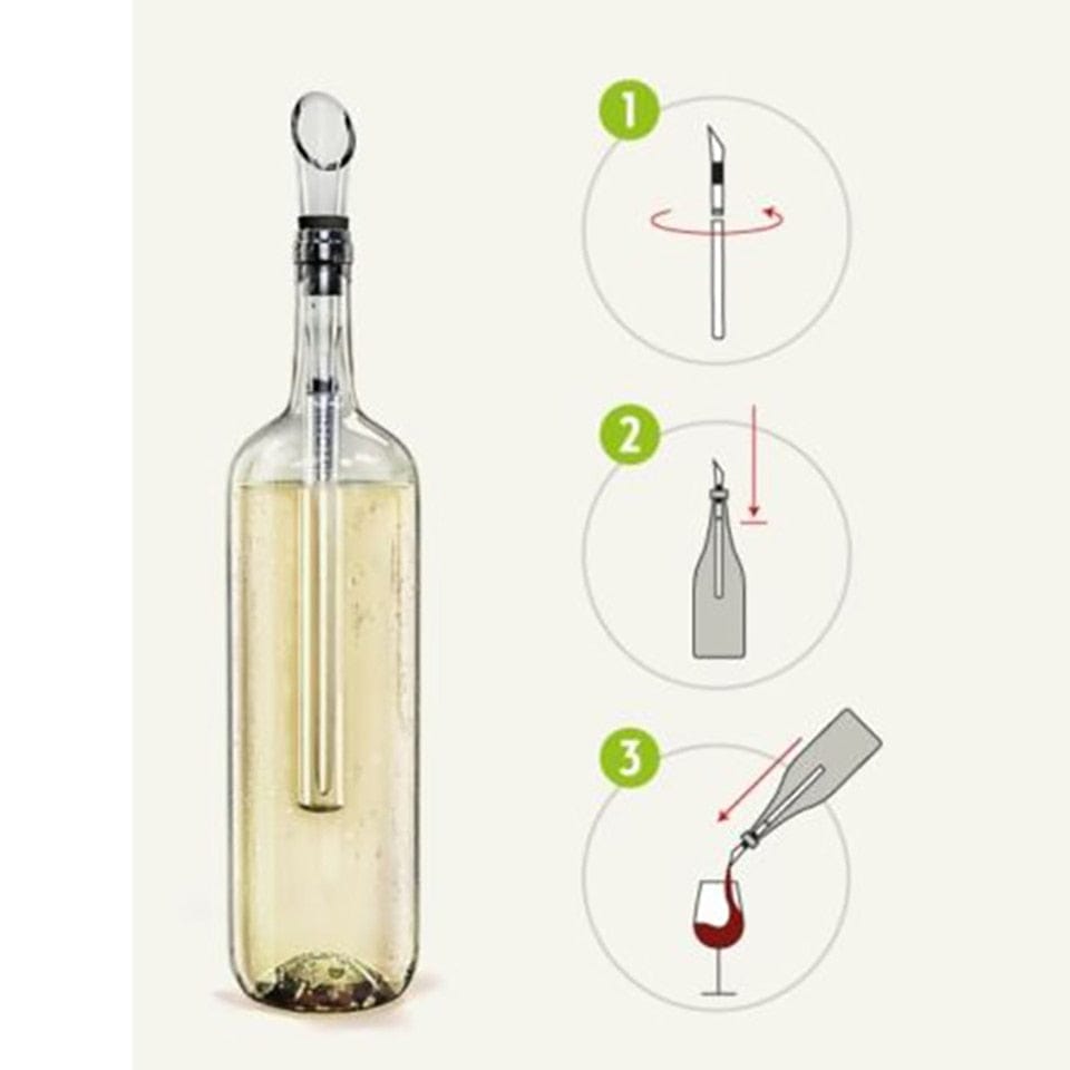 Wine Chilling Pour Spout - www.sanroccoitalia.it - Barware