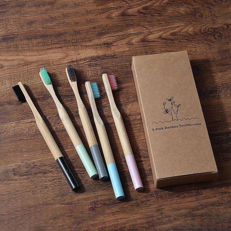 Bamboo Toothbrushes - Soft Bristles - Premium Bath - Just €9.95! Shop now at San Rocco Italia