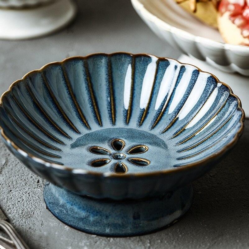 Chrysanthemum Fruit Bowl with Drain Holes - Premium Bowl - Just €55.95! Shop now at San Rocco Italia