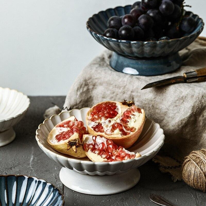 Chrysanthemum Fruit Bowl with Drain Holes - Premium Bowl - Just €55.95! Shop now at San Rocco Italia