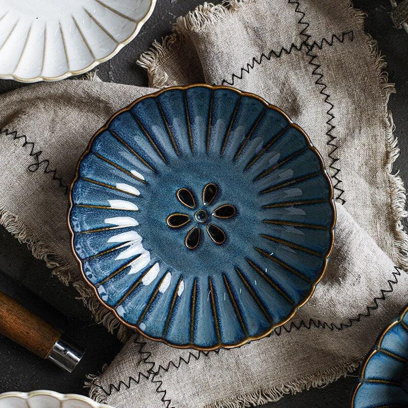 Chrysanthemum Fruit Bowl with Drain Holes - Premium Bowl - Just €55.95! Shop now at San Rocco Italia