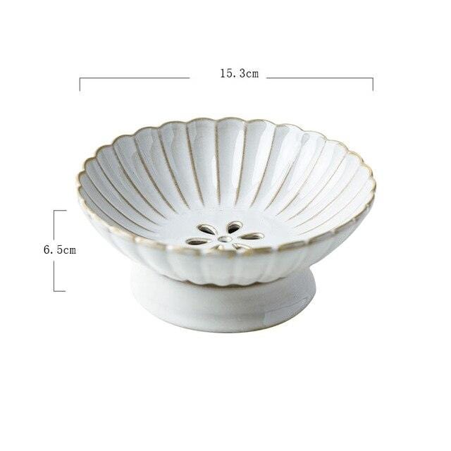 Chrysanthemum Fruit Bowl with Drain Holes - Premium Bowl - Just €55.95! Shop now at San Rocco Italia