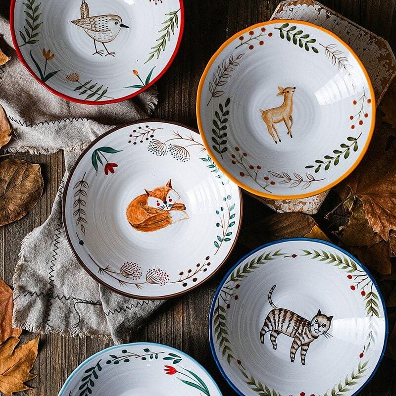 Hand-Painted Animal Bowls and Cups - Bowl - sanroccoitalia.it
