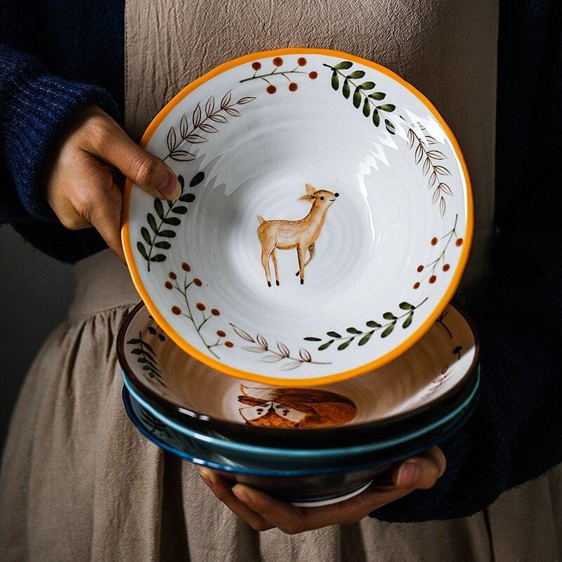 Hand-Painted Animal Bowls and Cups - Bowl - sanroccoitalia.it